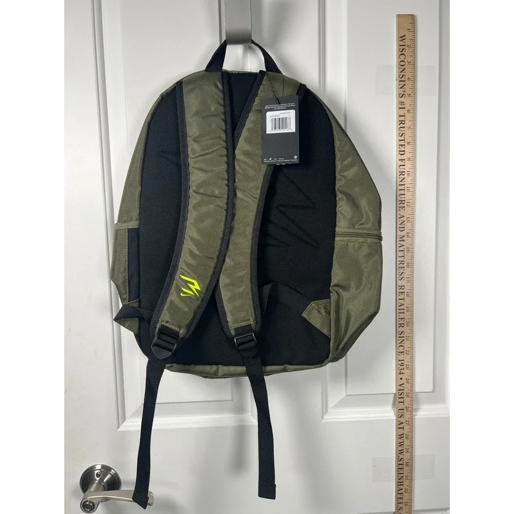 Nike Elemental Backpack Rough Green Black Volt Kids School Bag  NWT